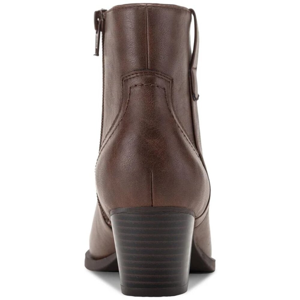 STYLE & CO Cowboy Western Boots Size 11 Brown Faux Leather Macy's NEW $80 msrp - Picture 12 of 12
